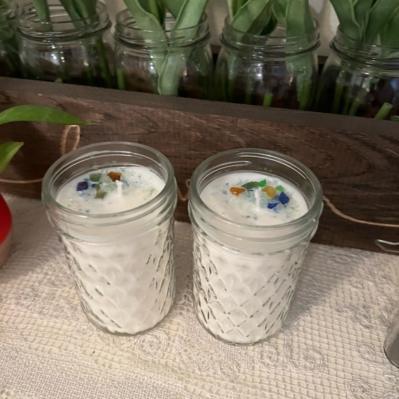 Hand Crafted Other - Hand Crafted Organic Beeswax Candle 8 oz Lavender Scent